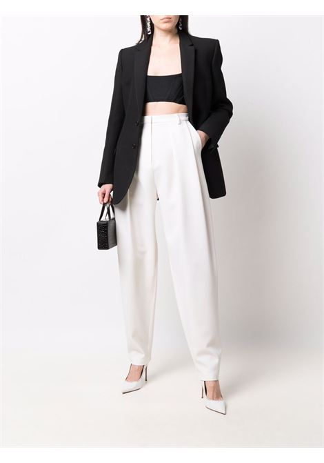 White tapered high-waisted trousers Magda butrym - women MAGDA BUTRYM | 104820CRM